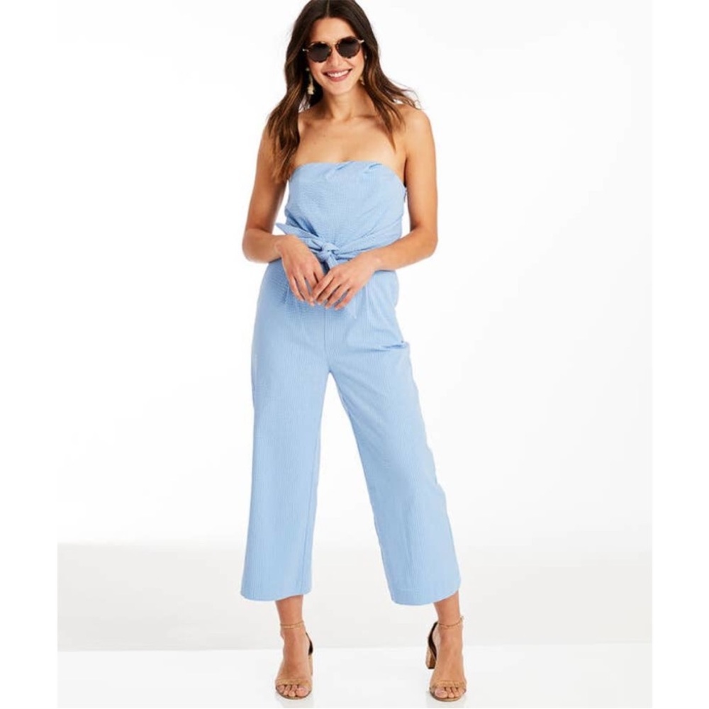 Vineyard Vines Seersucker Jumpsuit - Picture 3 of 16